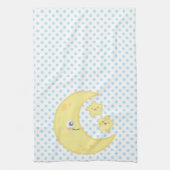 Kawaii Moon en Stars Kitchen Towel Theedoek (Verticaal)