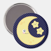 Kawaii Moon en Stars Magnet (Voorkant / Achterkant)