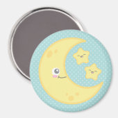 Kawaii Moon en Stars Magnet (Voorkant / Achterkant)