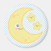 Kawaii Moon en Stars Magnet (Voorkant)