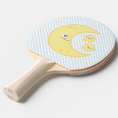 Kawaii Moon en Stars Ping Pong Paddle Tafeltennisbatje (Voorkant Gekanteld)
