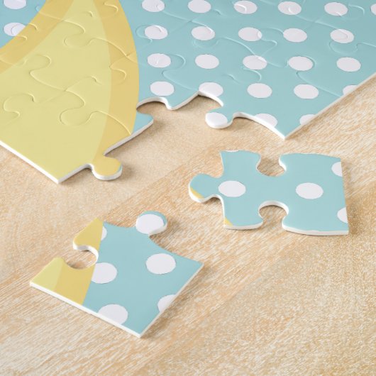 Kawaii Moon en Stars Puzzle Legpuzzel (Zijkant)