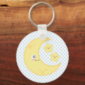 Kawaii Moon en Stars Sleutelhanger (Voorkant)