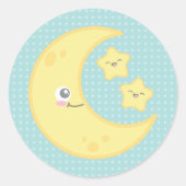 Kawaii Moon en Stars Stickers (Voorkant)