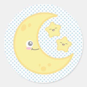 Kawaii Moon en Stars Stickers