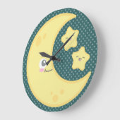 Kawaii Moon en Stars Wall Clock Grote Klok (Hoek)
