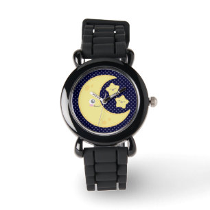 Kawaii Moon en Stars Watch Horloge