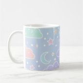 Kawaii Moon & Stars Aesthetic Cup Koffiemok (Links)
