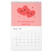 Kawaii Motiverende Positieve Affirmaties Kalender (Feb 2027)
