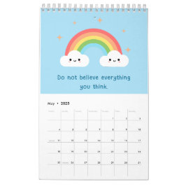 Kawaii Motiverende Positieve Affirmaties Kalender