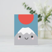 Kawaii Mt Fuji San Briefkaart (Staand voorkant)