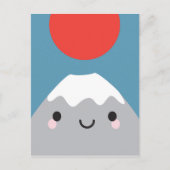 Kawaii Mt Fuji San Briefkaart (Voorkant)