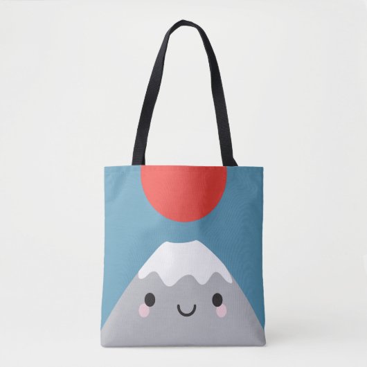 Kawaii Mt Fuji San Tote Bag (Voorkant)