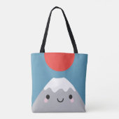 Kawaii Mt Fuji San Tote Bag (Achterkant)