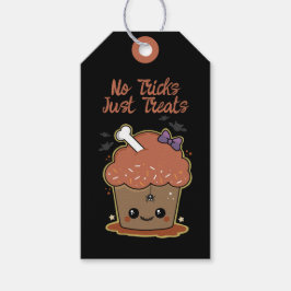 Kawaii Muffin Halloween Cadeaulabel