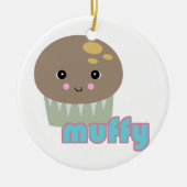 kawaii muffy muffin keramisch ornament (Voorkant)