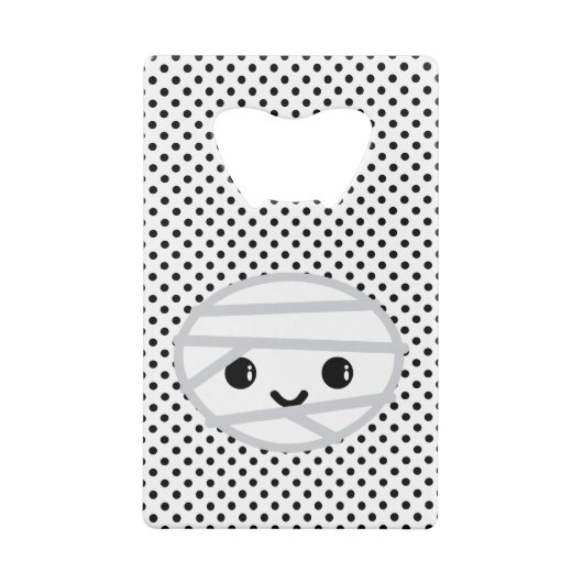 Kawaii Mummy Bottle Opener Creditkaart Flessenopener (Achterkant)