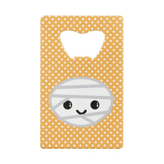 Kawaii Mummy Bottle Opener Creditkaart Flessenopener (Achterkant)