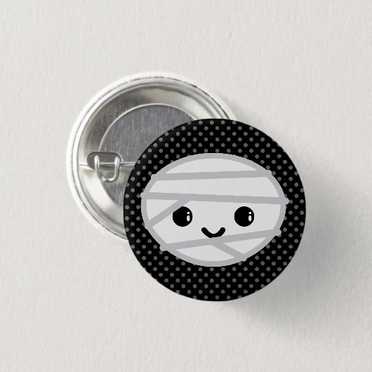 Kawaii Mummy Button (Voorkant /achterkant)