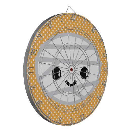 Kawaii Mummy Dart Board Dartbord (Voorkant Links)