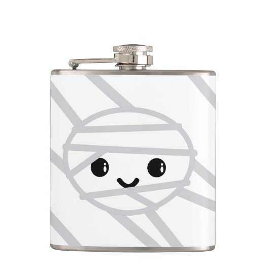 Kawaii Mummy Flask Heupfles (Voorkant)