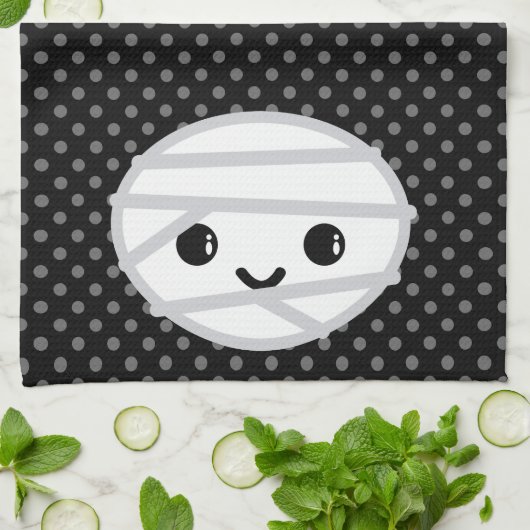 Kawaii Mummy Kitchen Towel Theedoek (Gevouwen)