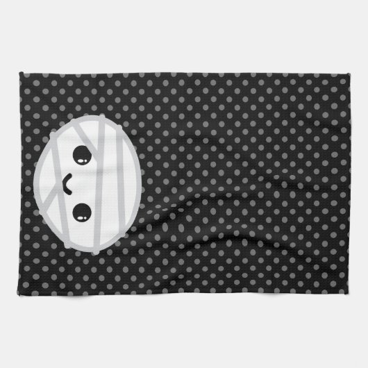 Kawaii Mummy Kitchen Towel Theedoek (Horizontaal)