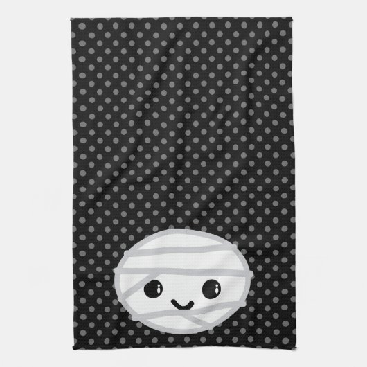 Kawaii Mummy Kitchen Towel Theedoek (Verticaal)