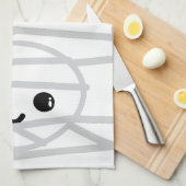 Kawaii Mummy Kitchen Towel Theedoek (Quarter Fold)