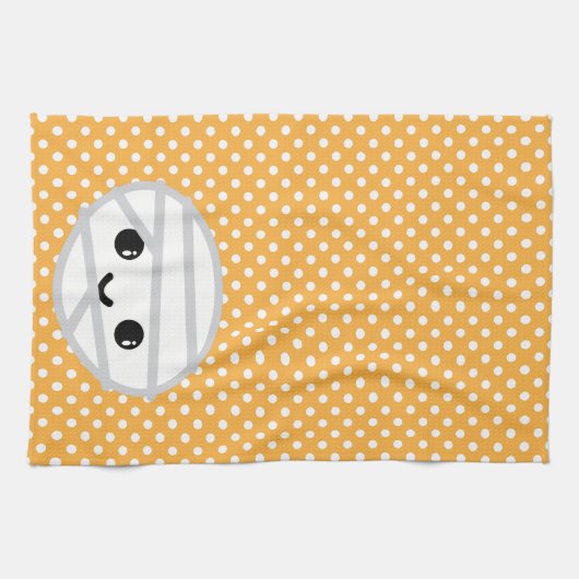 Kawaii Mummy Kitchen Towel Theedoek (Horizontaal)