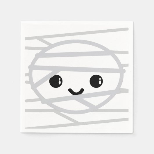 Kawaii Mummy Napkins Servet (Voorkant)