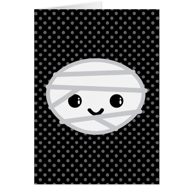 Kawaii Mummy Note Card (Voorkant)