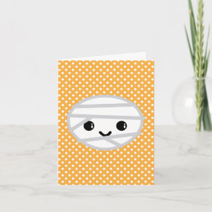 Kawaii Mummy Note Card Kaart