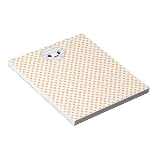 Kawaii Mummy Notepad Notitieblok (Schuin)
