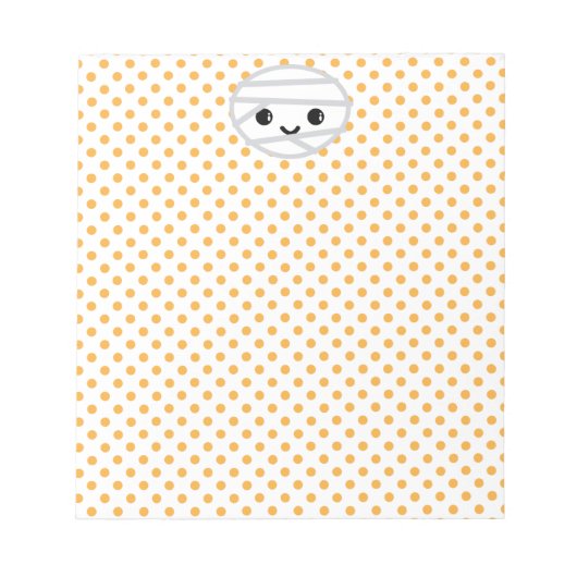 Kawaii Mummy Notepad Notitieblok (Voorkant)