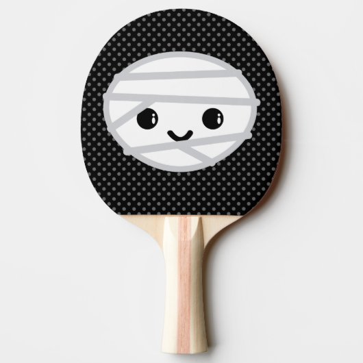 Kawaii Mummy Ping Pong Paddle Tafeltennisbatje (Achterkant)