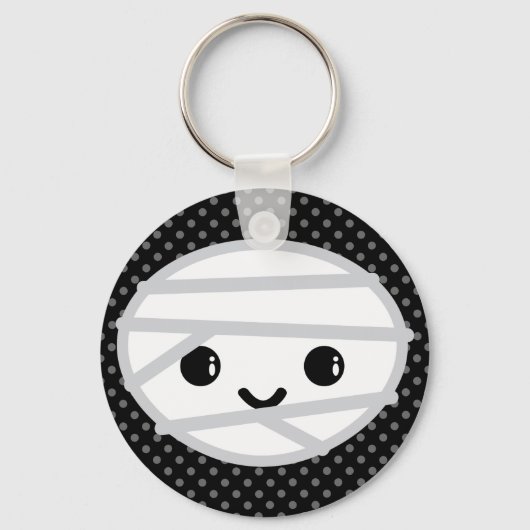 Kawaii Mummy Sleutelhanger (Voorkant)