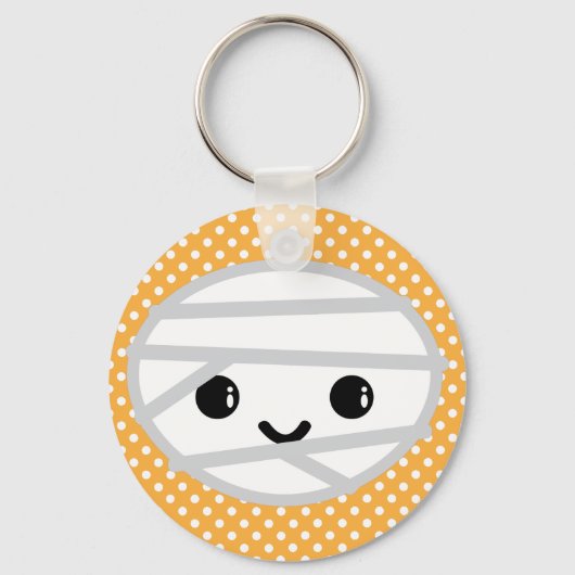 Kawaii Mummy Sleutelhanger (Voorkant)