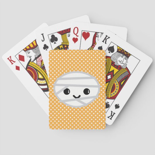 Kawaii Mummy-speelkaarten Pokerkaarten (Achterkant)