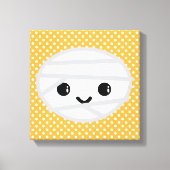 Kawaii Mummy Wrapped Canvas (Voorkant)