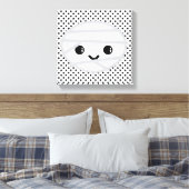 Kawaii Mummy Wrapped Canvas Afdruk (Insitu (Slaapkamer))