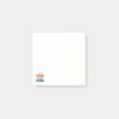 Kawaii Mushroom Een Boek Lezen Post-it® Notes (Voorkant)