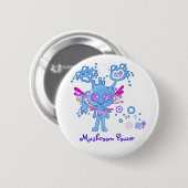 Kawaii Mushroom Power Button (Voorkant /achterkant)