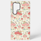 Kawaii Mushroom Snail Pattern Phone Case Samsung Galaxy Hoesje (Achterkant)