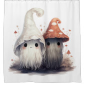 Kawaii Mushroom Trolls Douchegordijn (Voorkant)
