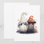 Kawaii Mushroom Trolls Kaart (Voorkant / Achterkant)