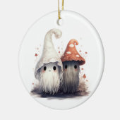 Kawaii Mushroom Trolls Keramisch Ornament (Links)