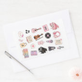kawaii music stickers pack (Envelop)