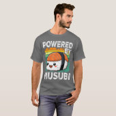 Kawaii Musubi retro funny T-shirt (Voorkant volledig)
