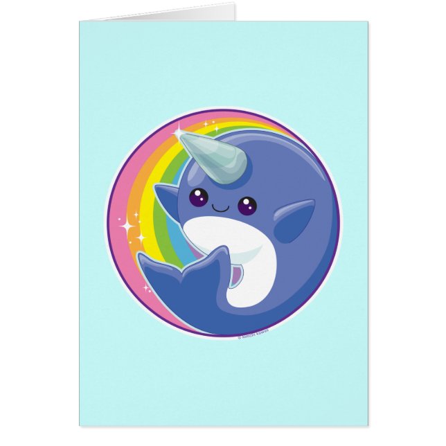 Kawaii Narwhal (Voorkant)